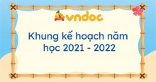 Khung kế hoạch thời gian năm học 2021-2022 của Hà Nội